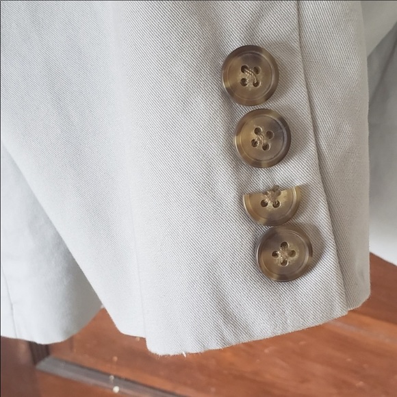 J Crew Slim Suit in Stone Summer Cotton - Picture 6 of 7